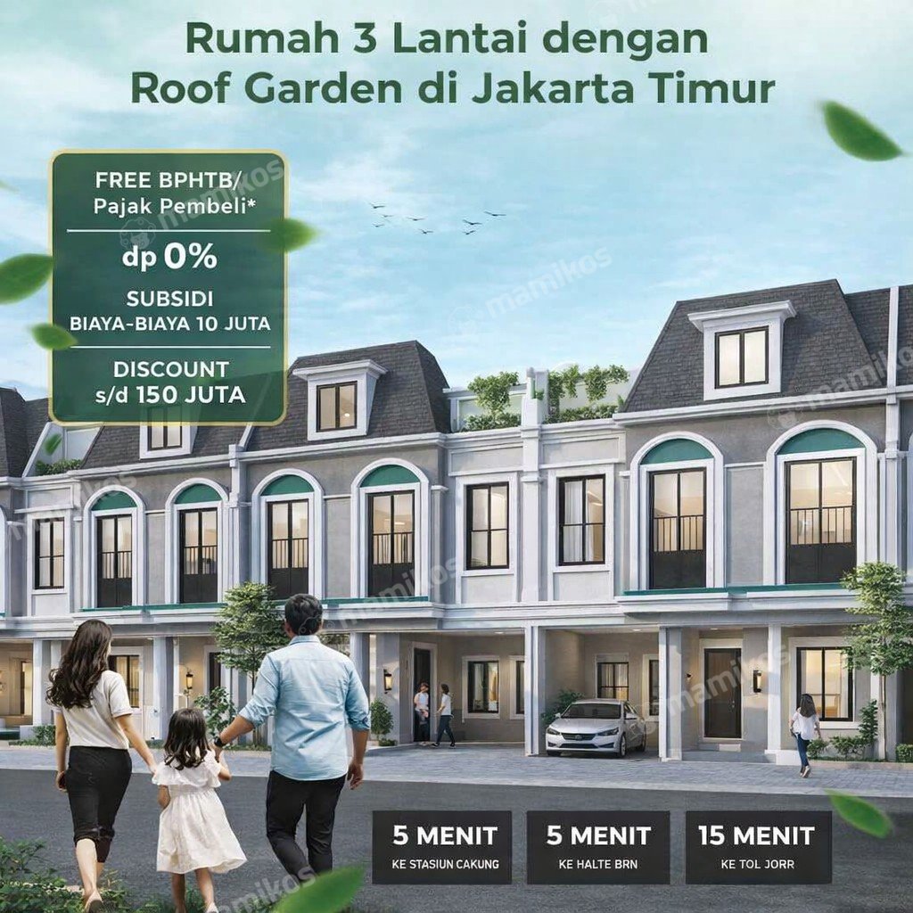 Rumah Sertifikat SHM 4 Kamar Tidur 4 Kamar Mandi Cipayung Jakarta Timur - Photo 3