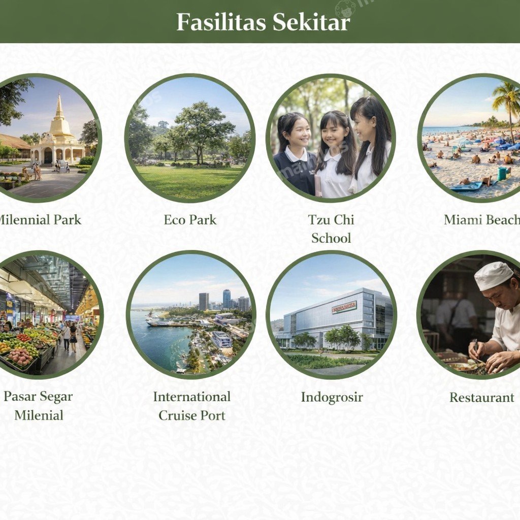 Rumah Sertifikat PPJB 2 Kamar Tidur 3 Kamar Mandi Pantai Indah Kapuk 2 Jakarta Utara - Photo 3