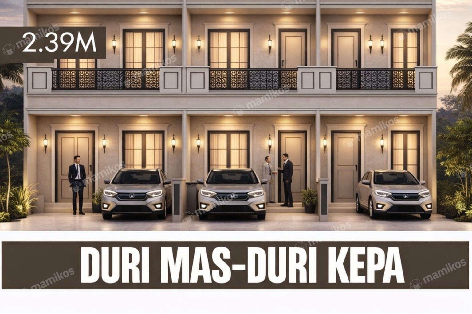 Rumah Sertifikat SHM 4 Kamar Tidur 4 Kamar Mandi Duri Kepa Jakarta Barat