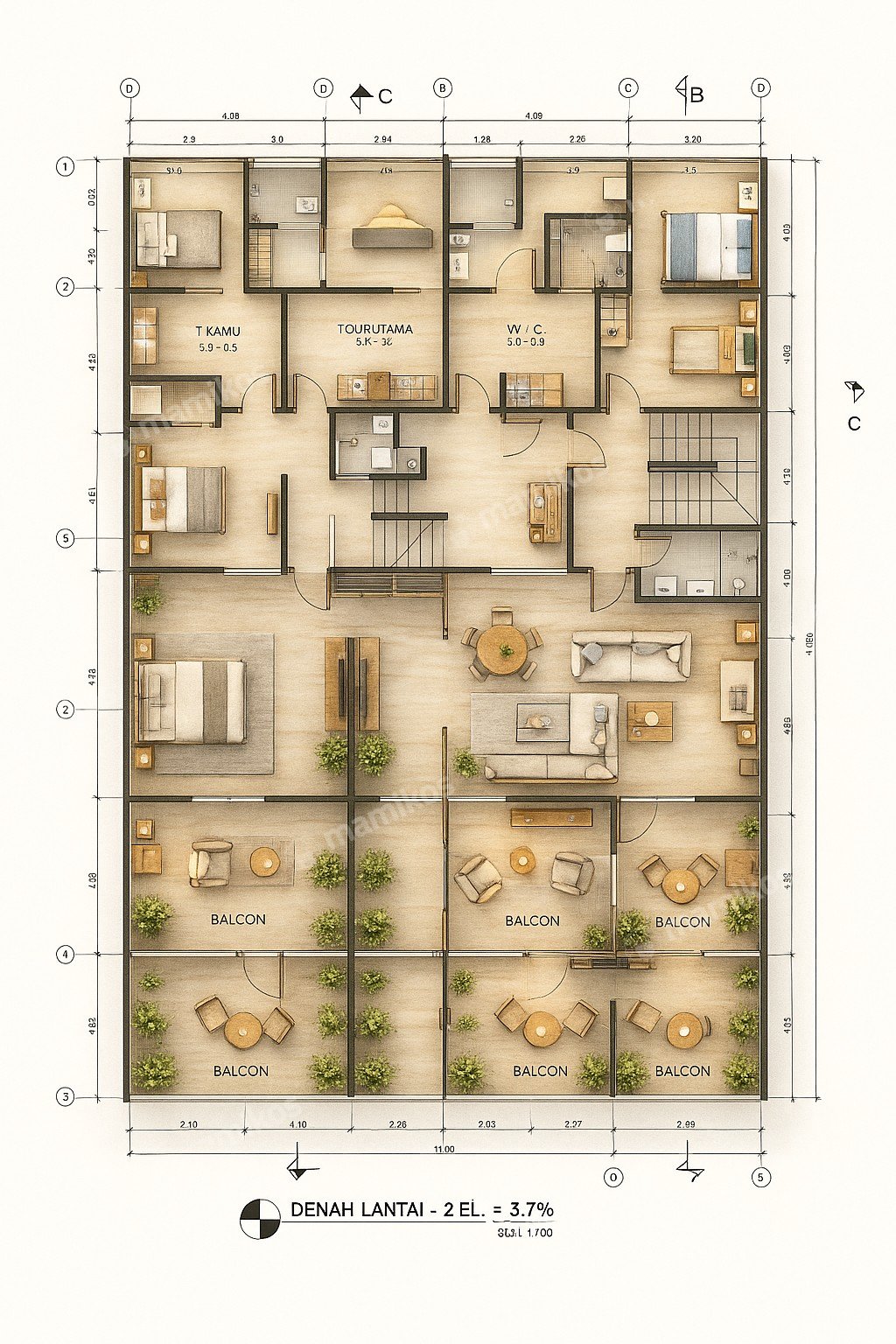Rumah Sertifikat SHM 4 Kamar Tidur 4 Kamar Mandi Duri Kepa Jakarta Barat - Photo 3