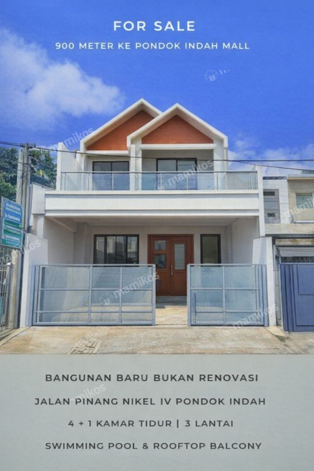 Rumah Sertifikat SHM 4 Kamar Tidur 4 Kamar Mandi Pondok Indah Jakarta Selatan - Photo 4