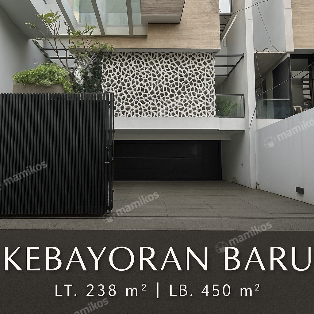 Rumah Sertifikat SHM 4 Kamar Tidur 4 Kamar Mandi Kebayoran Baru Jakarta Selatan