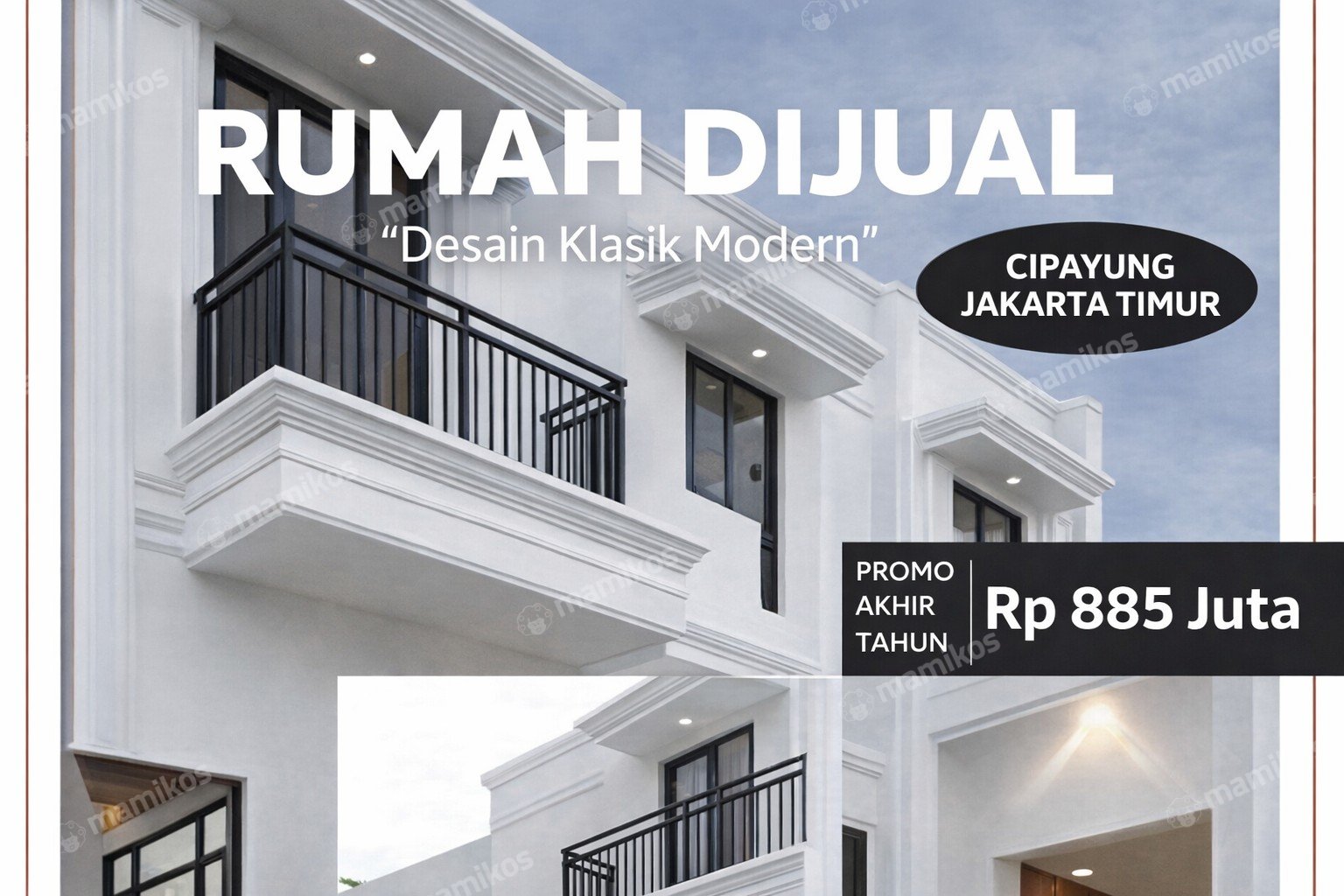 Rumah Sertifikat SHM 3 Kamar Tidur 2 Kamar Mandi Cipayung Jakarta Timur - Photo 2