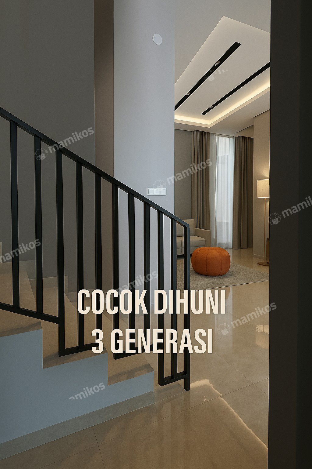 Rumah 3 Kamar Tidur 3 Kamar Mandi 2 Lantai Jakarta Garden City Jakarta Timur - Photo 2