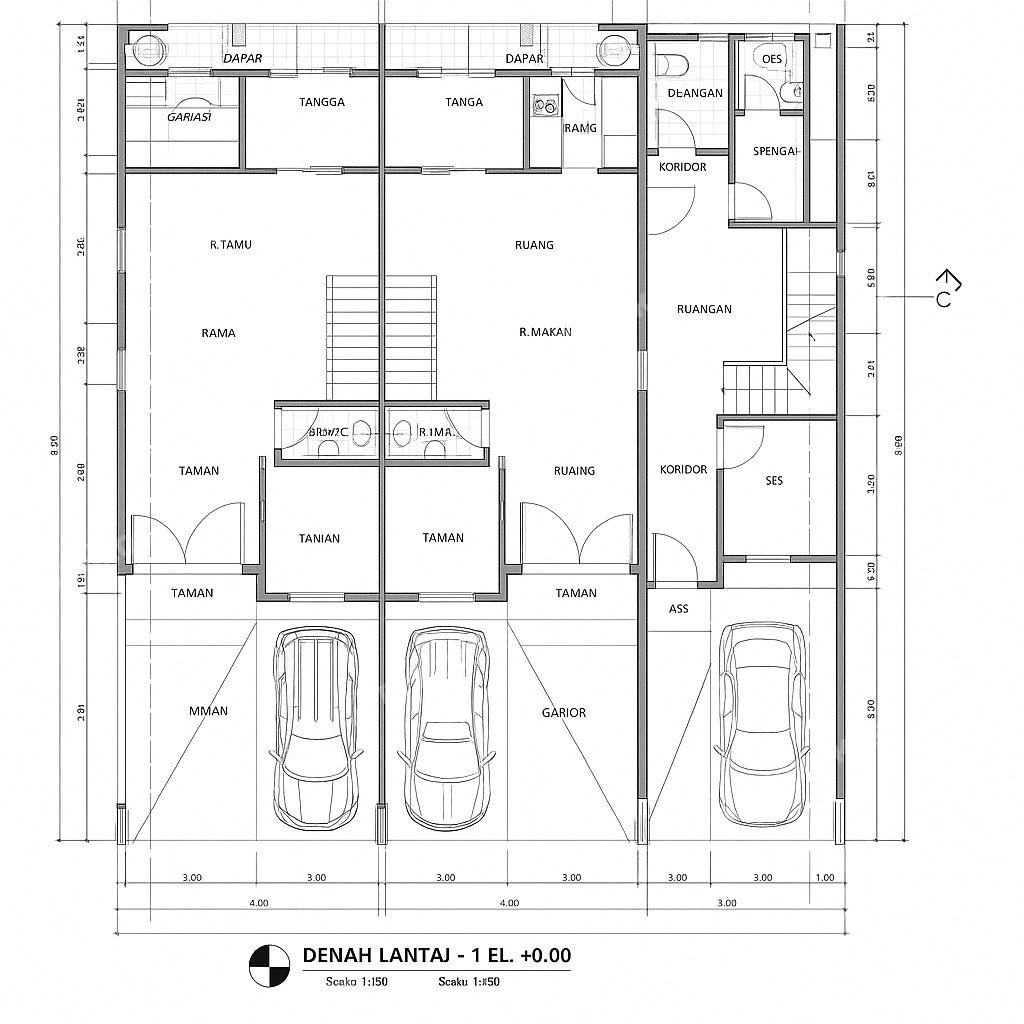 Rumah Sertifikat SHM 3 Kamar Tidur 3 Kamar Mandi Duri Kepa Jakarta Barat - Photo 2