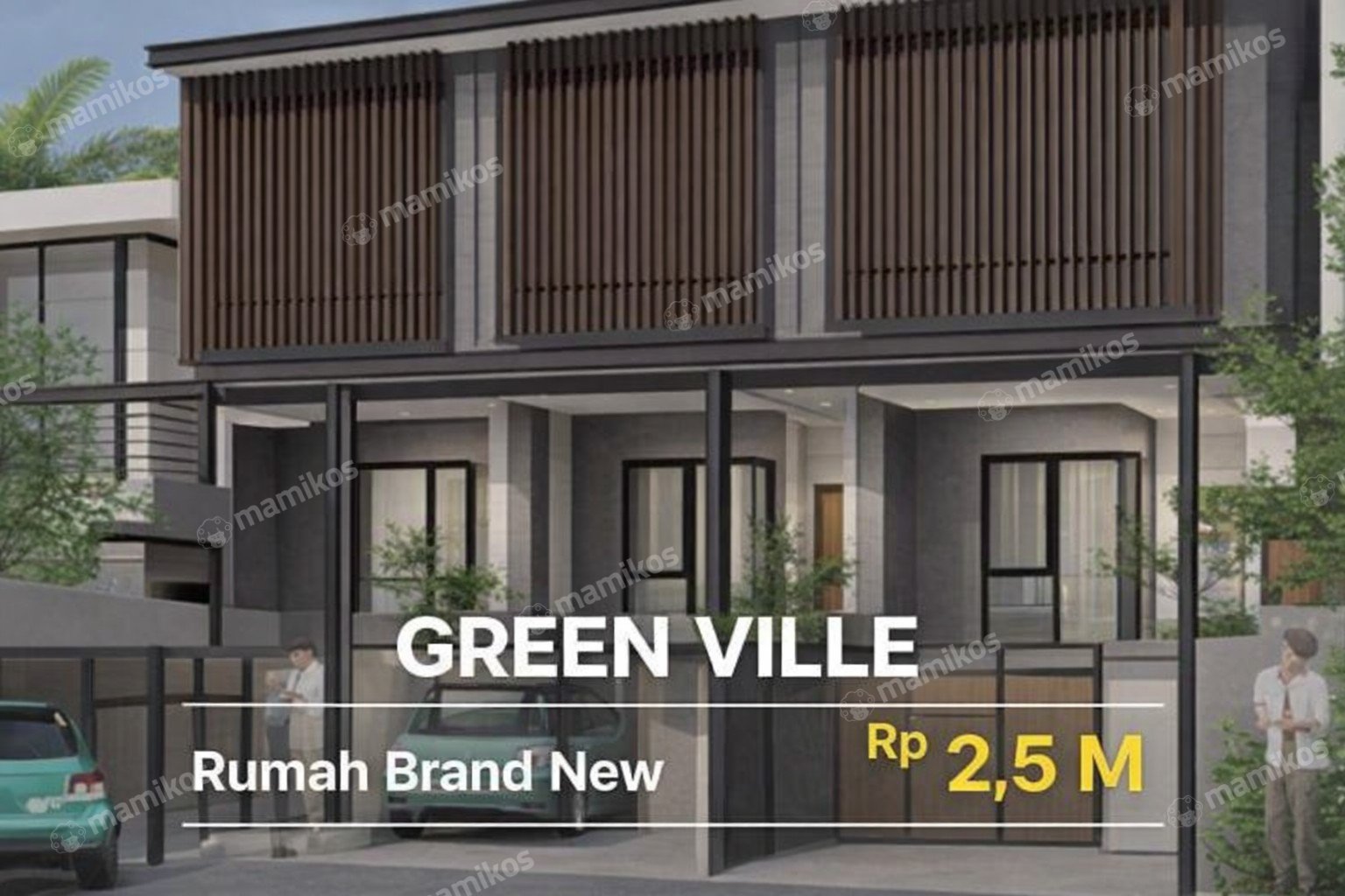 Rumah Baru Sertifikat SHM 3 Kamar Tidur Green Ville Jakarta Barat