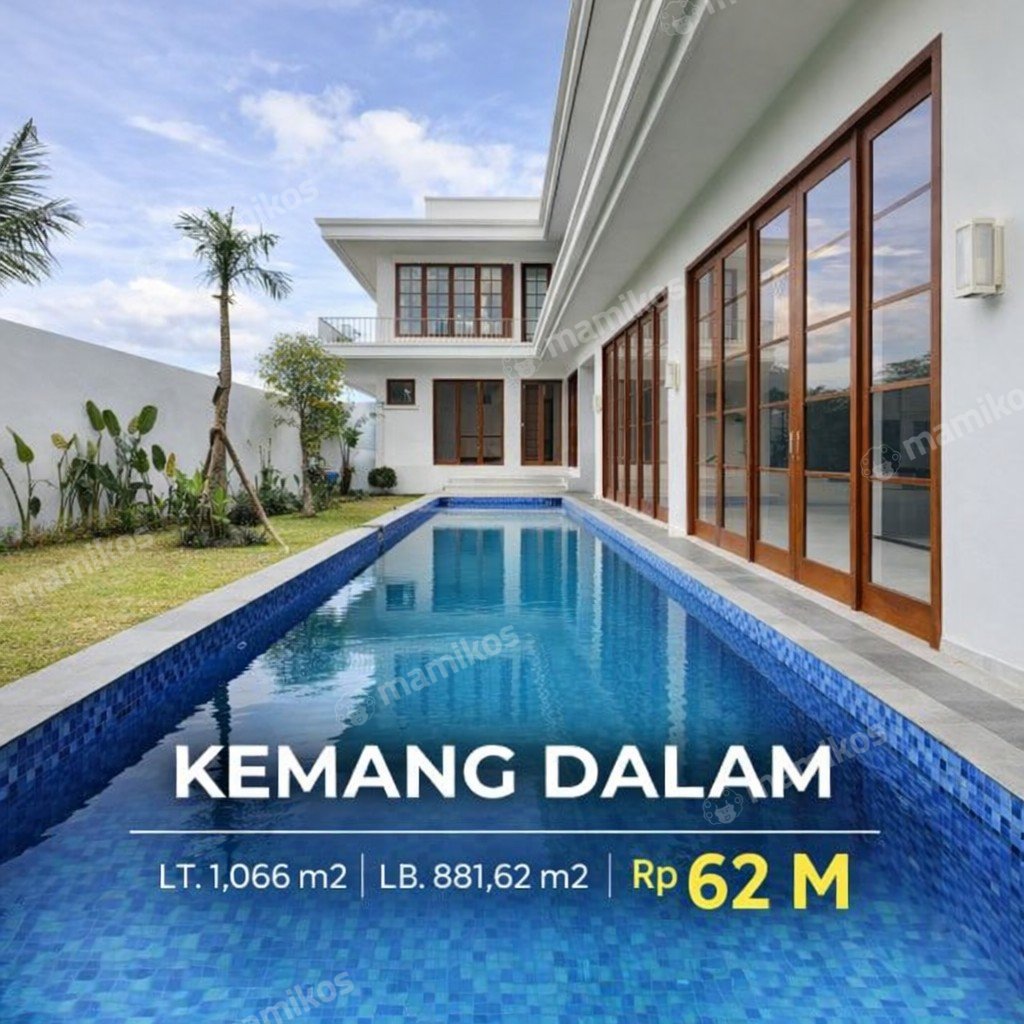 Rumah Sertifikat SHM 6 Kamar Tidur 8 Kamar Mandi Kemang Jakarta Selatan - Photo 2