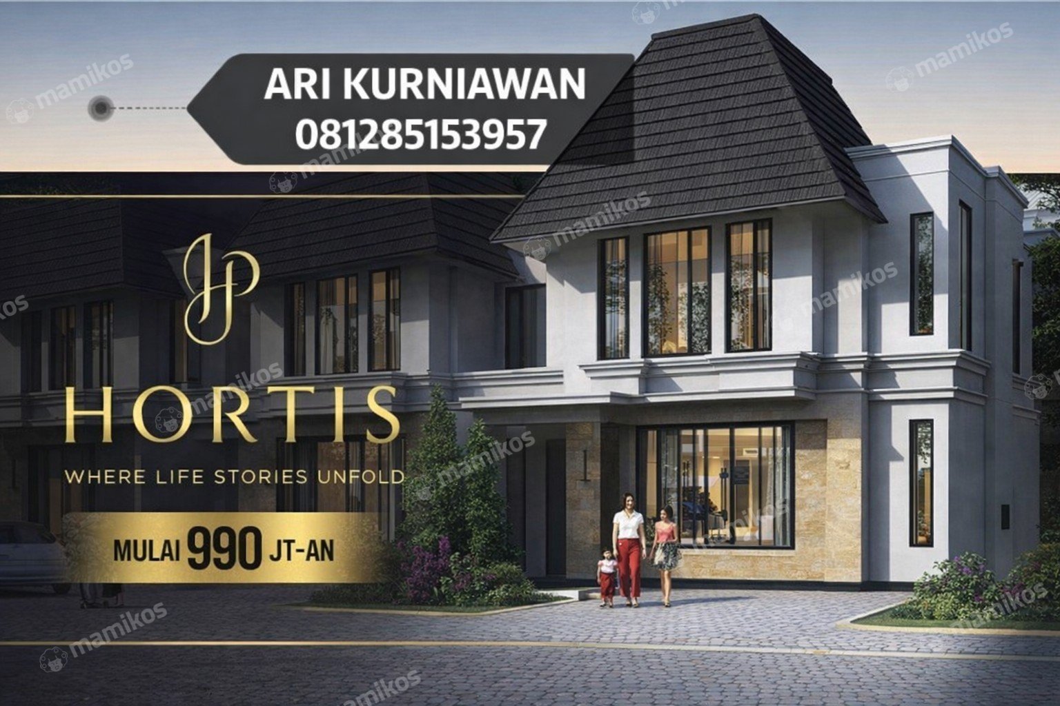 Rumah Sertifikat SHM 3 Kamar Tidur 2 Kamar Mandi Kembangan Jakarta Barat