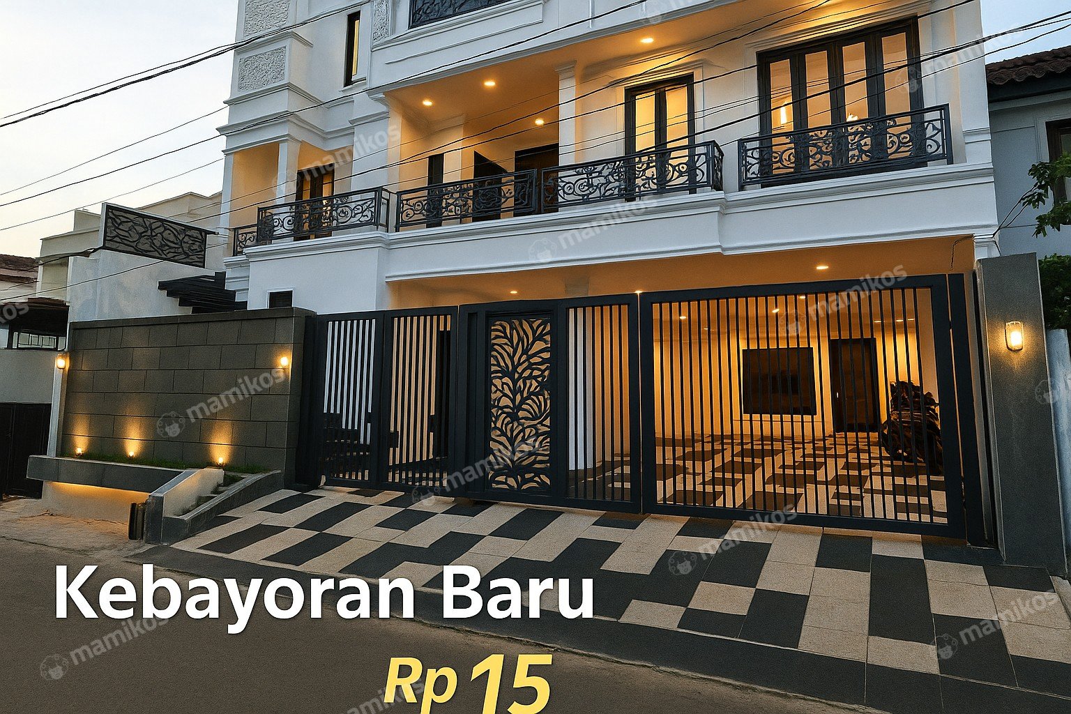 Rumah Baru Sertifikat SHM 4 Kamar Tidur Kebayoran Baru Jakarta Selatan