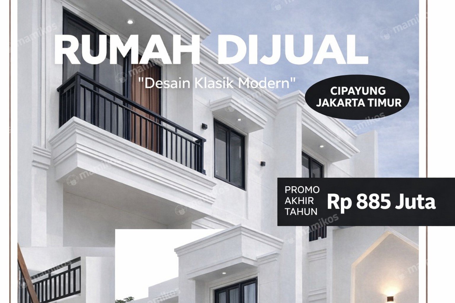 Rumah Sertifikat SHM 3 Kamar Tidur 2 Kamar Mandi Cipayung Jakarta Timur - Photo 2