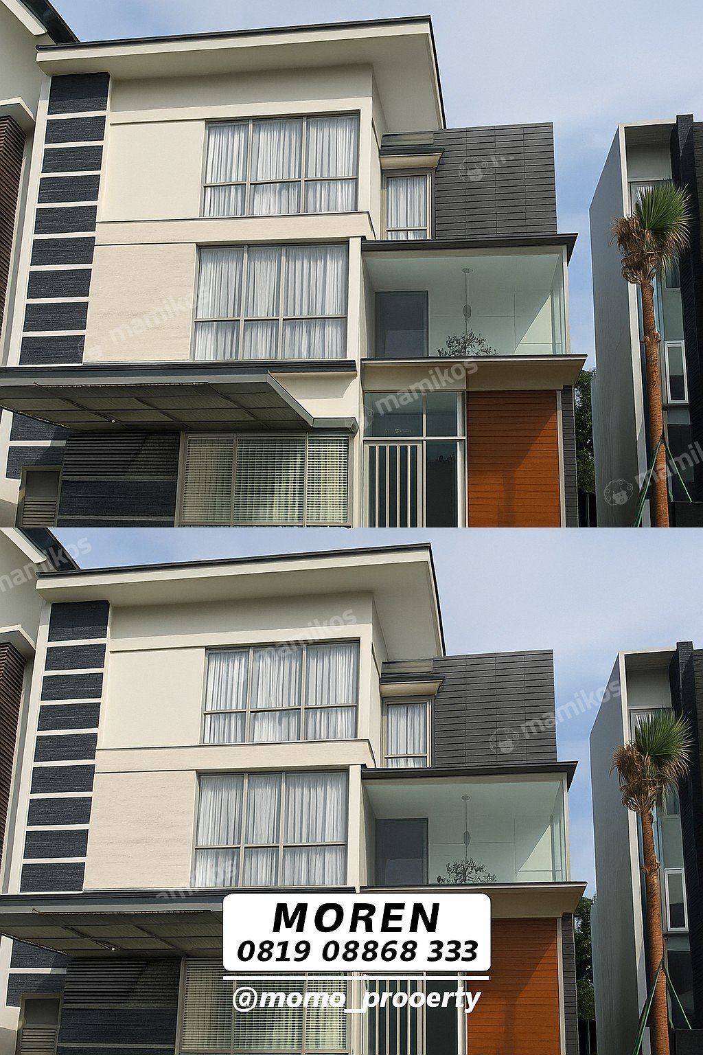 Rumah 4 Kamar Tidur 4 Kamar Mandi 3 Lantai Pantai Indah Kapuk Jakarta Utara