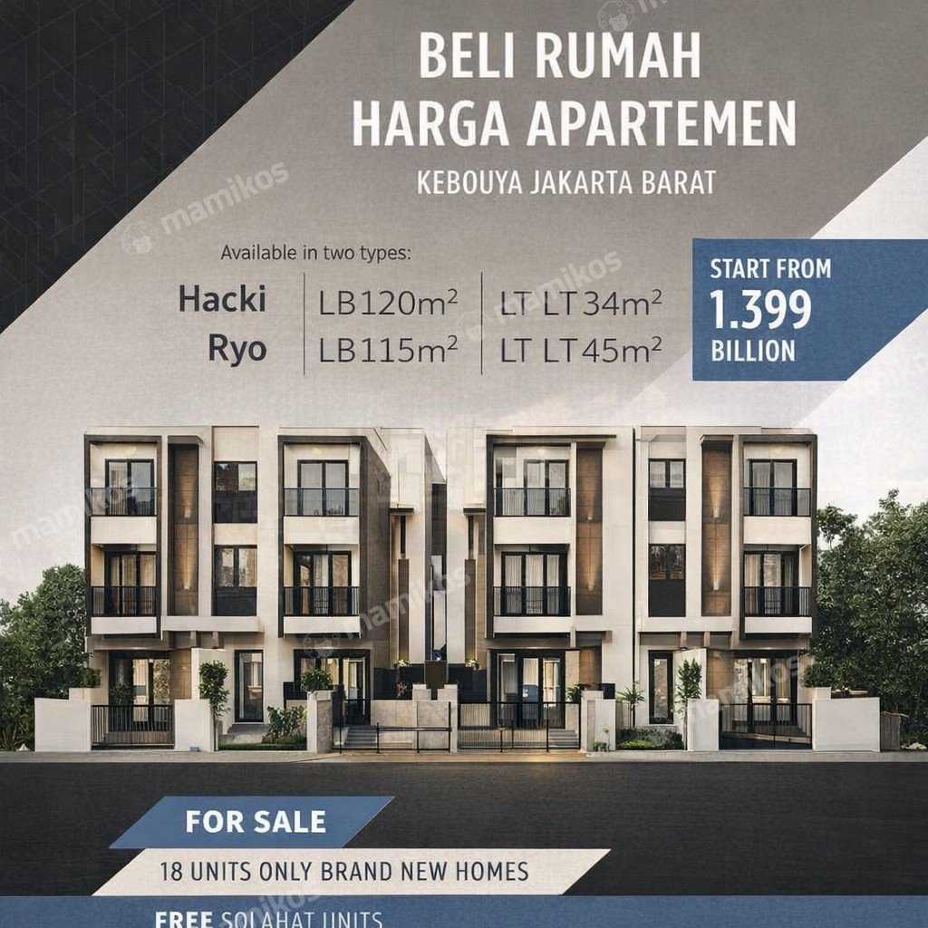Rumah Sertifikat SHM 2 Kamar Tidur 3 Kamar Mandi Kedoya Jakarta Barat - Photo 3
