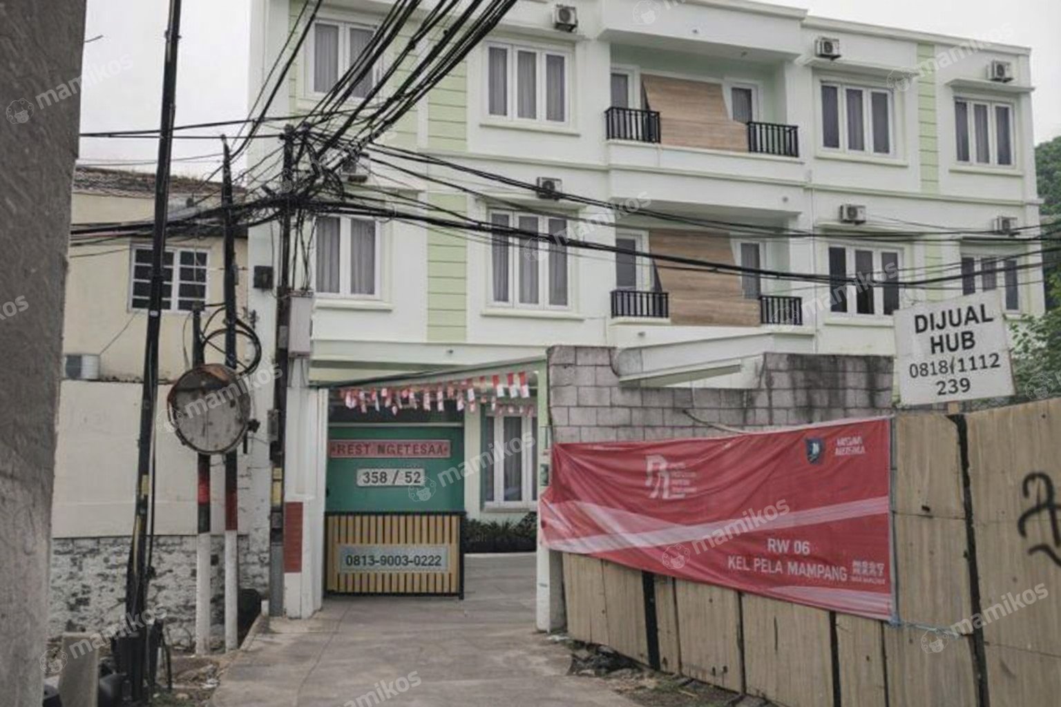 Rumah Sertifikat SHM 12 Kamar Tidur 12 Kamar Mandi Bangka Jakarta Selatan