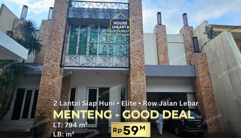 Rumah 4KT 3KM Menteng Jakarta Pusat