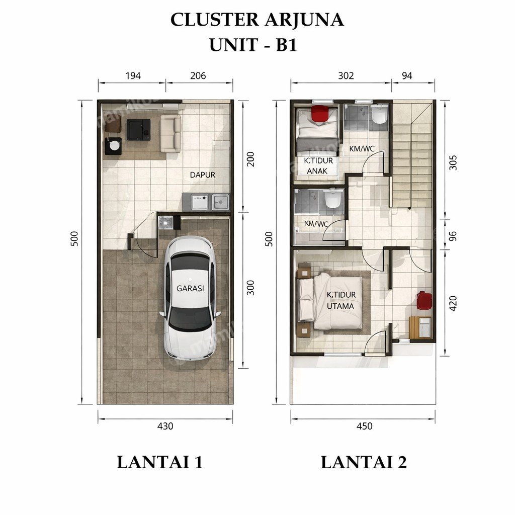 Rumah Sertifikat SHM 2 Kamar Tidur 2 Kamar Mandi Matraman Jakarta Timur - Photo 2