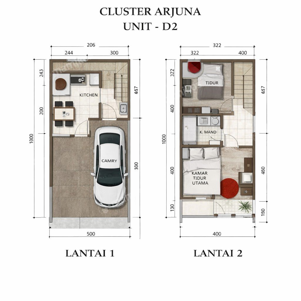 Rumah Sertifikat SHM 2 Kamar Tidur 2 Kamar Mandi Matraman Jakarta Timur - Photo 3