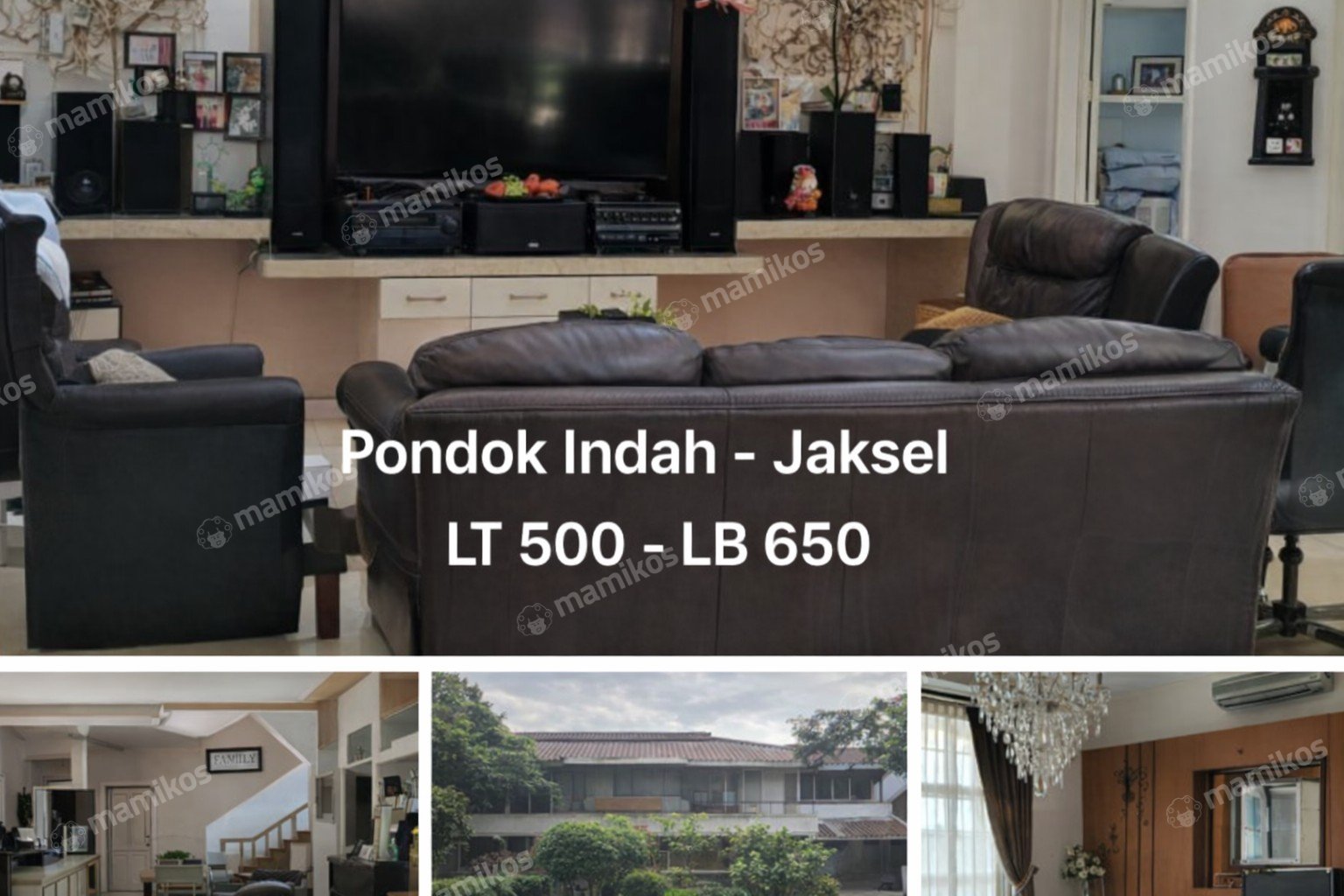 Rumah Sertifikat SHM 4 Kamar Tidur 3 Kamar Mandi Pondok Indah Jakarta Selatan
