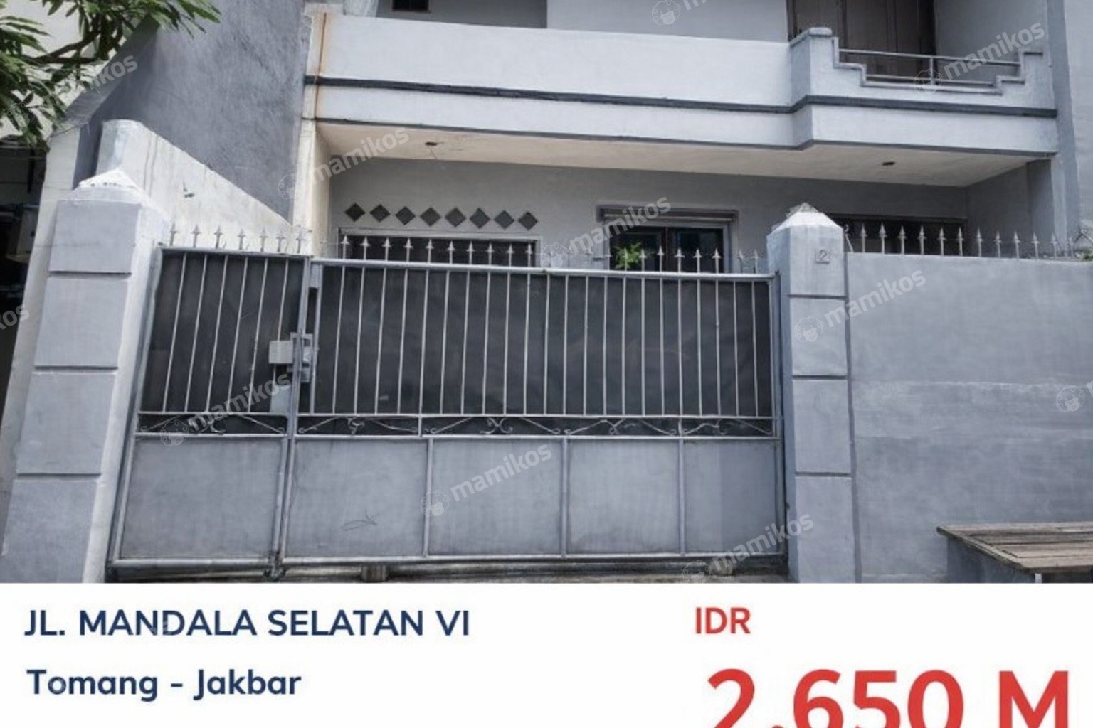 Rumah Tomang Jakarta Barat