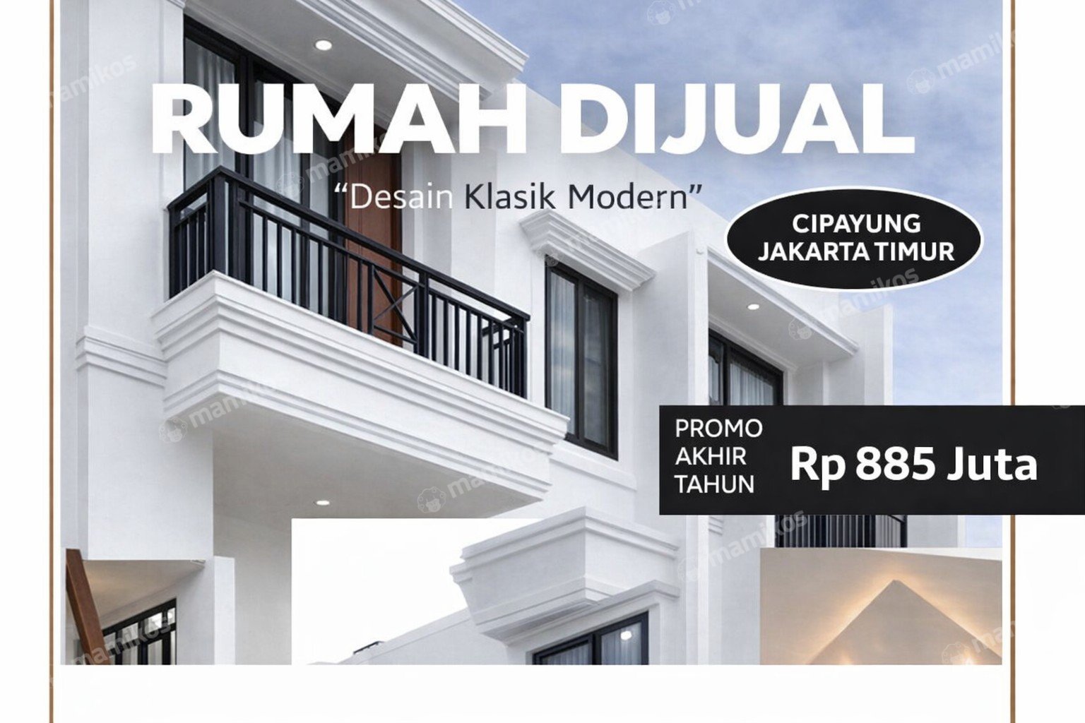 Rumah Sertifikat SHM 3 Kamar Tidur 2 Kamar Mandi Ciracas Jakarta Timur - Photo 2