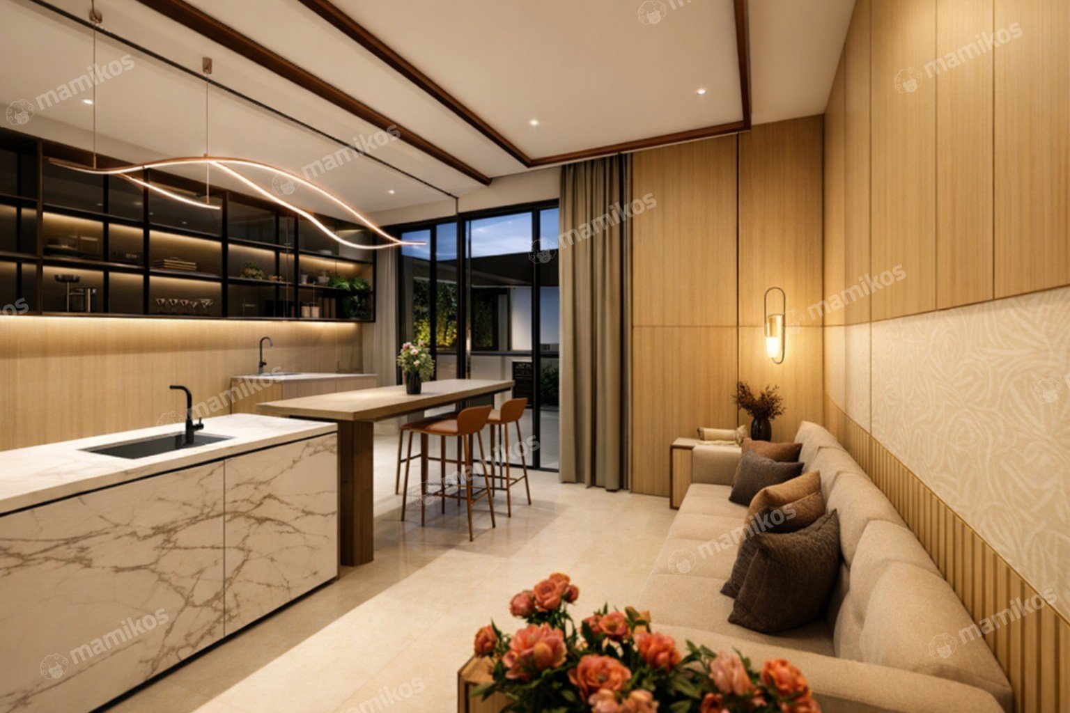 Rumah Sertifikat SHM 6 Kamar Tidur 5 Kamar Mandi Green Lake City Jakarta Barat - Photo 3