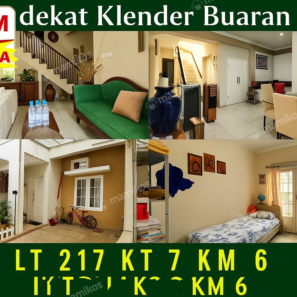Rumah Sertifikat SHM 7 Kamar Tidur 6 Kamar Mandi Jatinegara Jakarta Timur