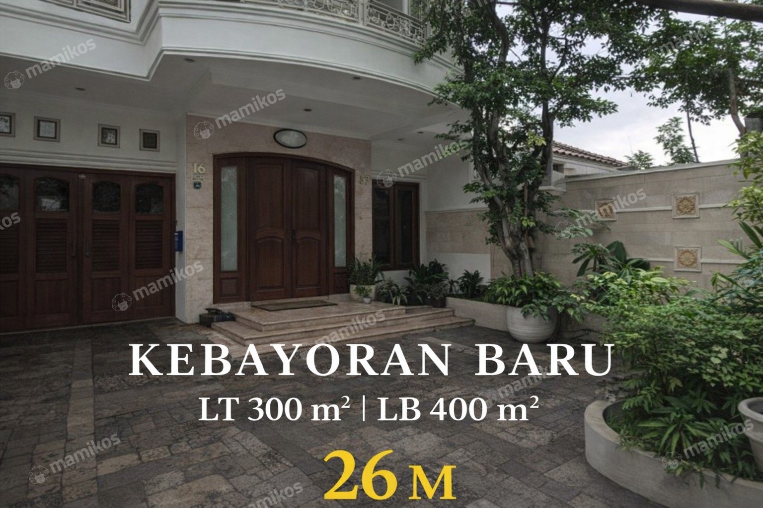 Rumah Sertifikat SHM 4 Kamar Tidur 3 Kamar Mandi Kebayoran Baru Jakarta Selatan