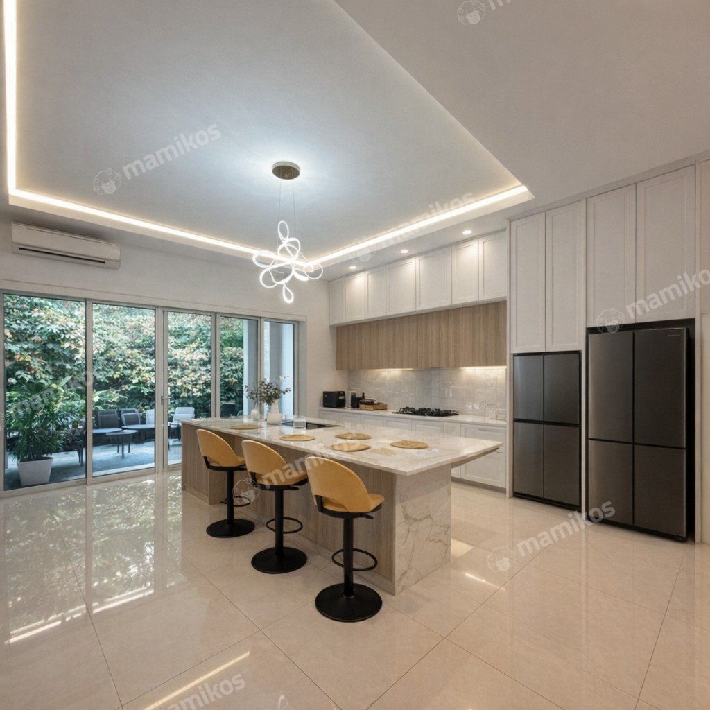 Rumah 4 Kamar Tidur 4 Kamar Mandi 3 Lantai Golf Island Jakarta Utara - Photo 5