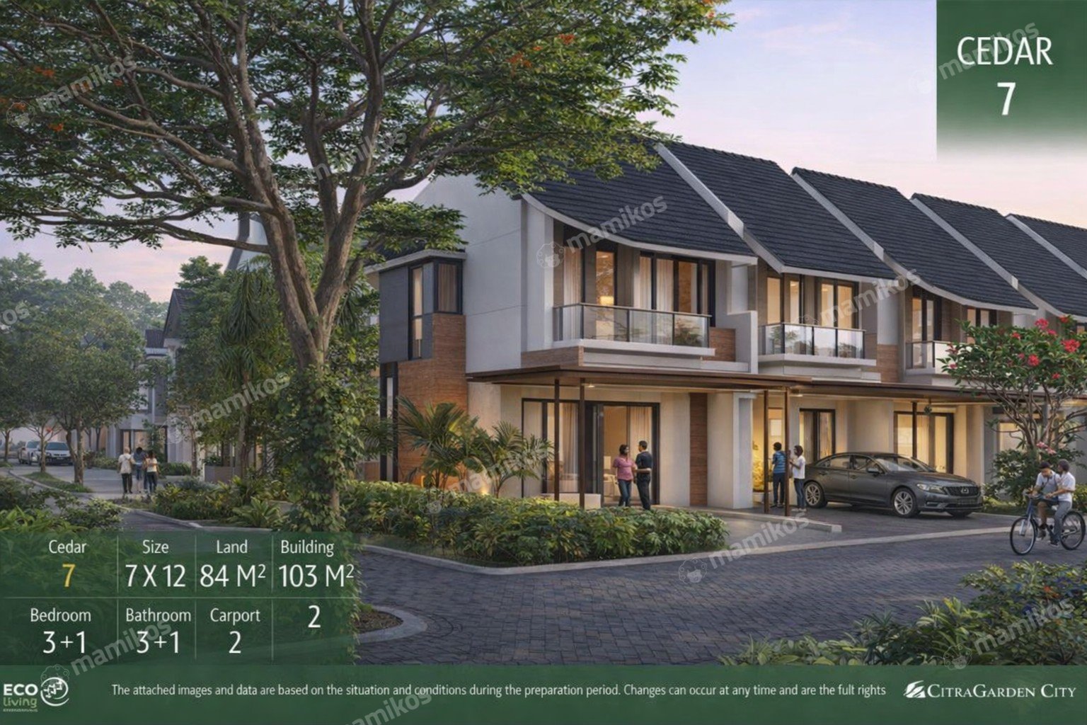 Rumah Sertifikat PPJB 3 Kamar Tidur 3 Kamar Mandi Citra Garden Jakarta Barat