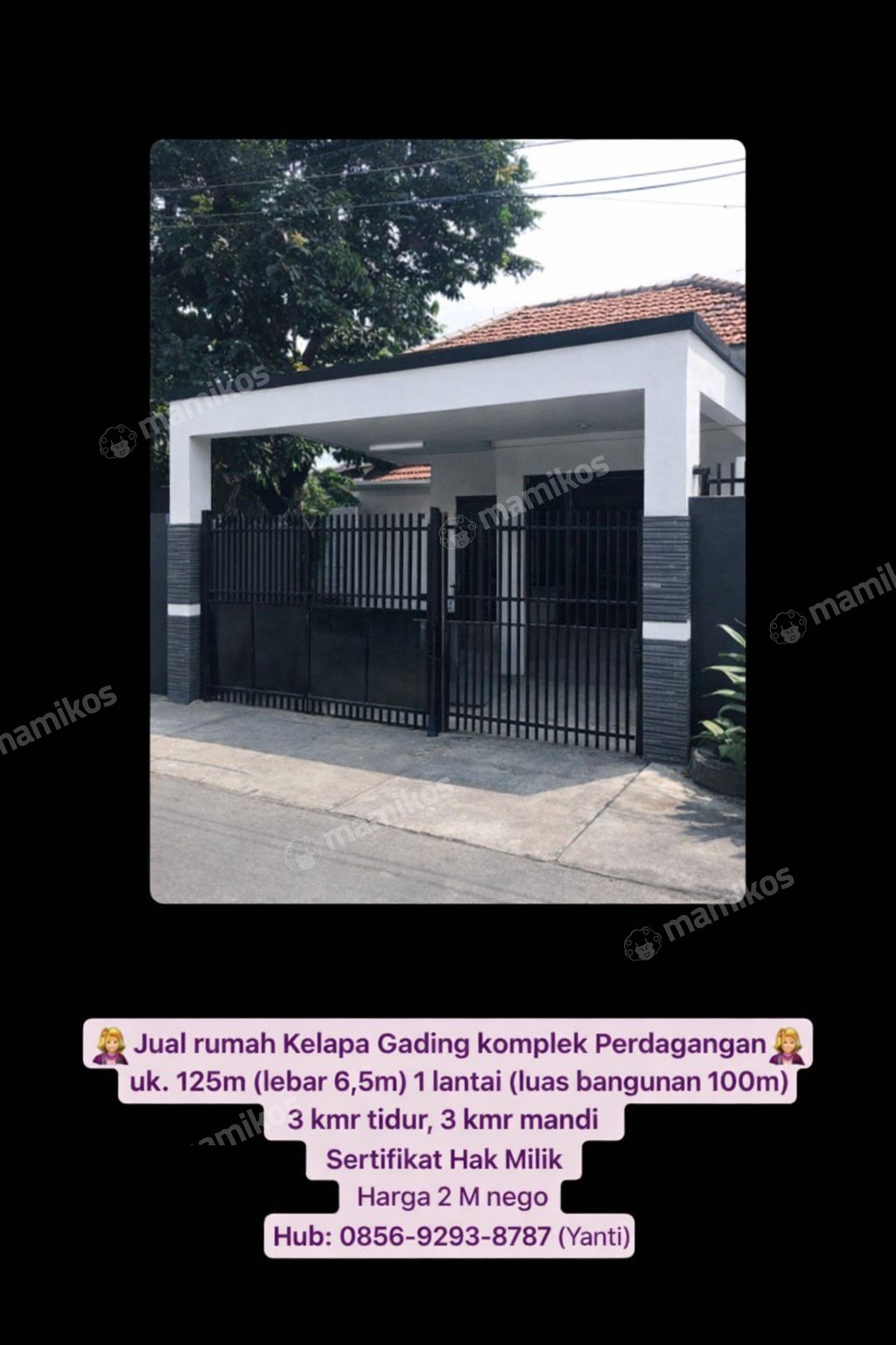 Rumah Sertifikat SHM 3 Kamar Tidur 3 Kamar Mandi Kelapa Gading Jakarta Utara - Photo 5