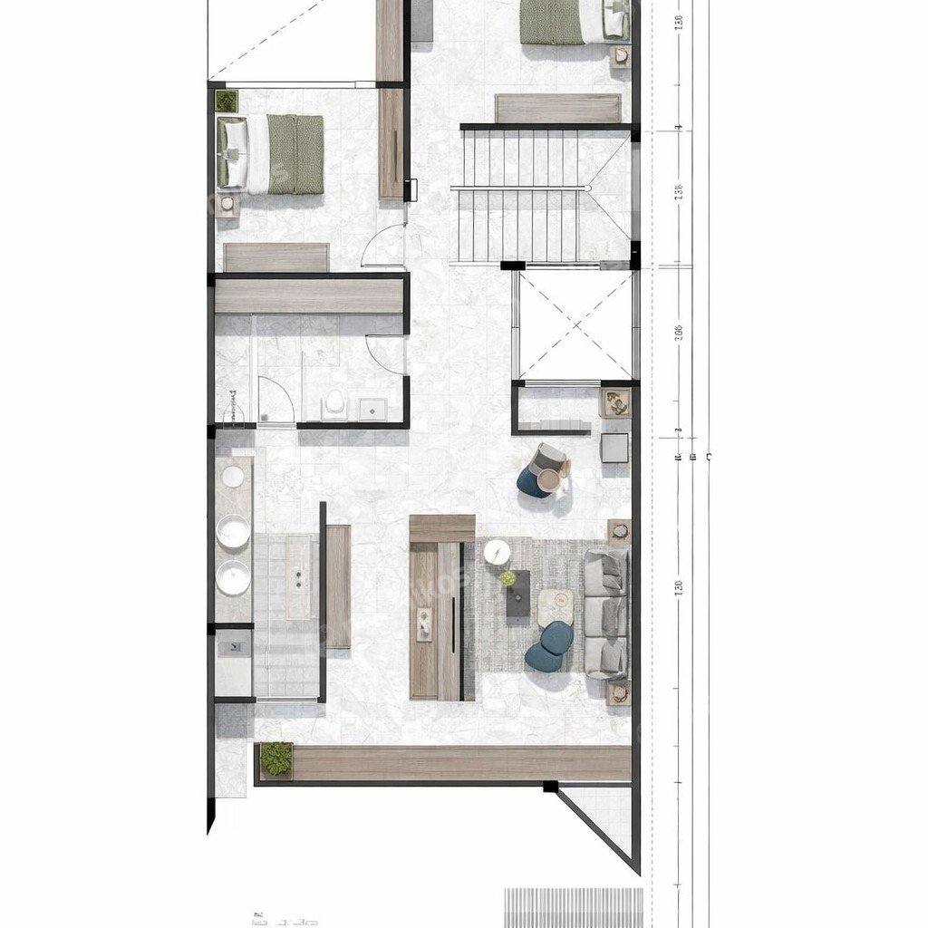 Rumah 5 Kamar Tidur 4 Kamar Mandi 4 Lantai Permata Buana Jakarta Barat - Photo 4