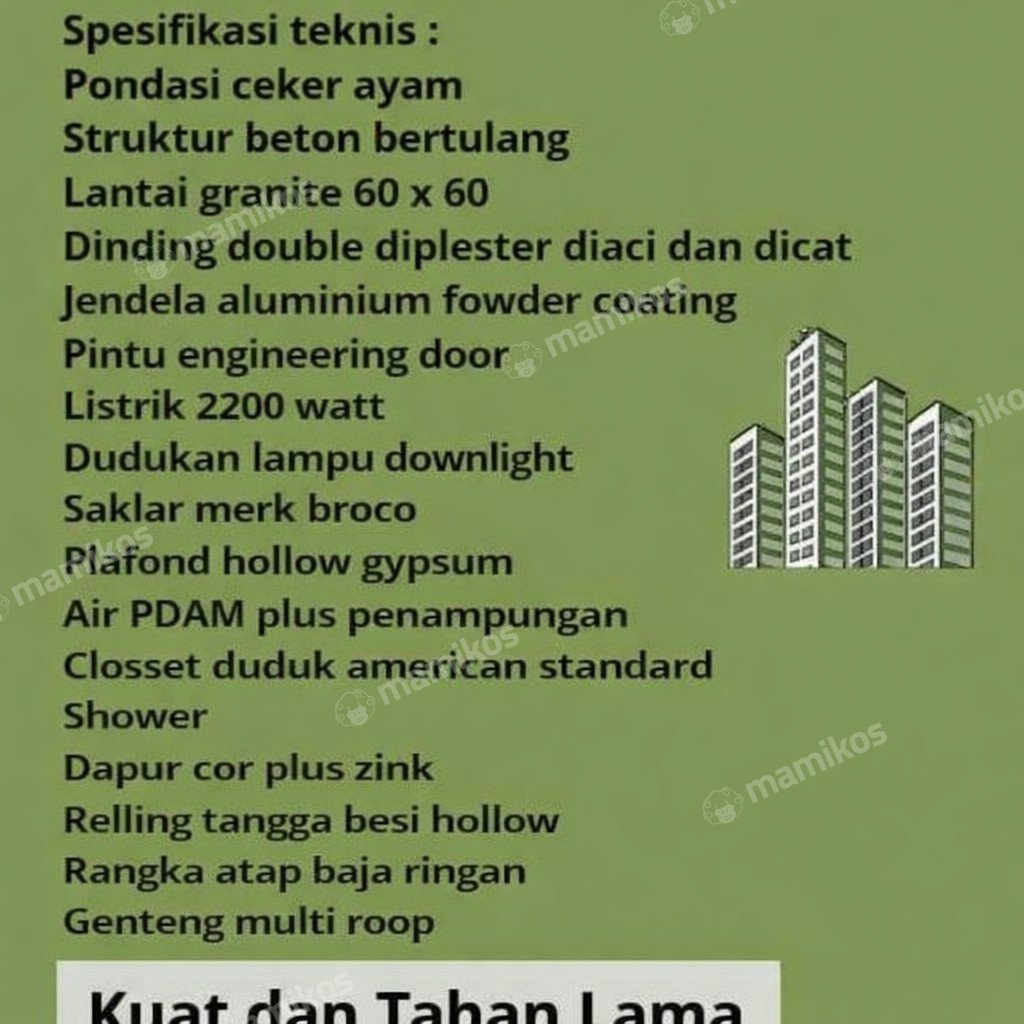 Rumah Sertifikat SHM 3 Kamar Tidur 3 Kamar Mandi Utan Kayu Jakarta Timur - Photo 2
