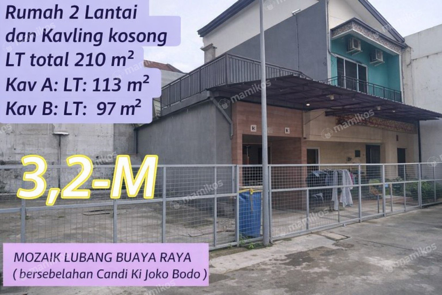 Rumah Sertifikat SHM 2 Kamar Tidur 3 Kamar Mandi Lubang Buaya Jakarta Timur