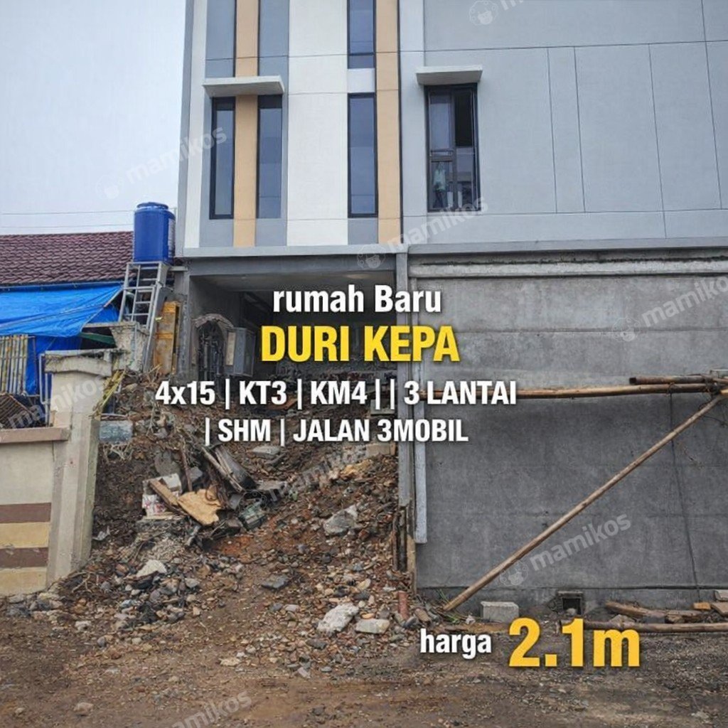 Rumah Sertifikat SHM 3 Kamar Tidur 3 Kamar Mandi Duri Kepa Jakarta Barat - Photo 3