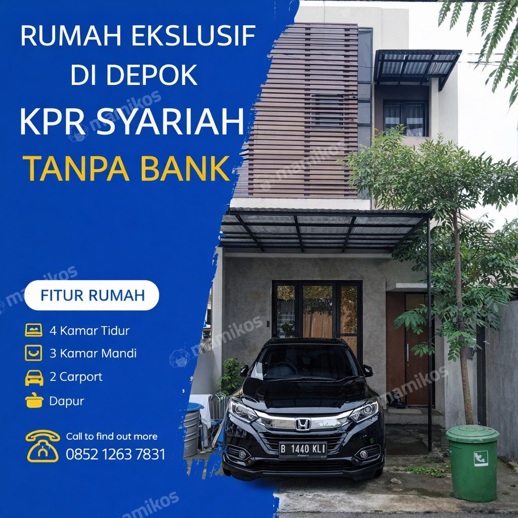 Rumah Baru Sertifikat SHM 4 Kamar Tidur Cinere Jakarta Selatan - Photo 2