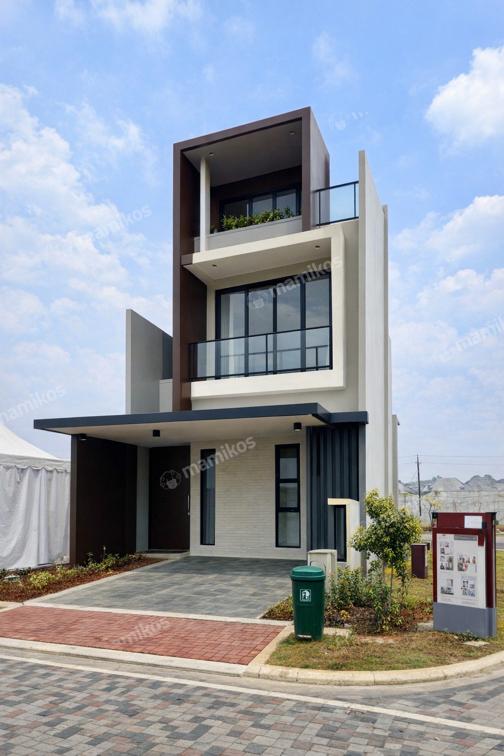 Rumah Baru 3 Kamar Tidur 3 Kamar Mandi Metland Puri Jakarta Barat - Photo 2