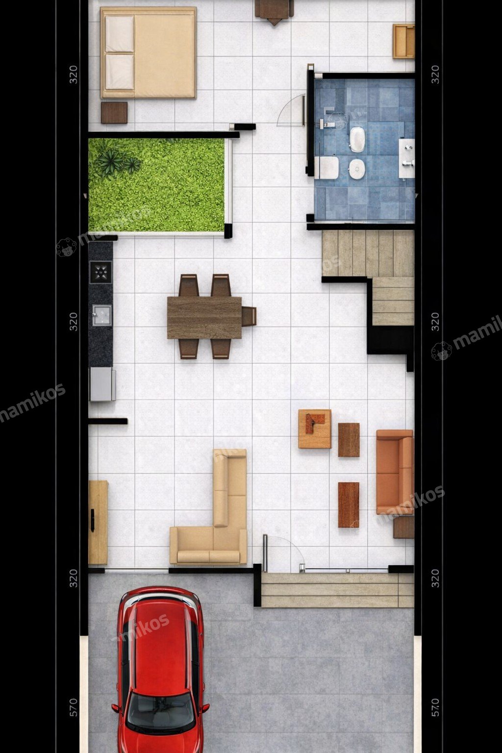 Rumah Sertifikat SHM 3 Kamar Tidur 3 Kamar Mandi Pondok Bambu Jakarta Timur - Photo 5