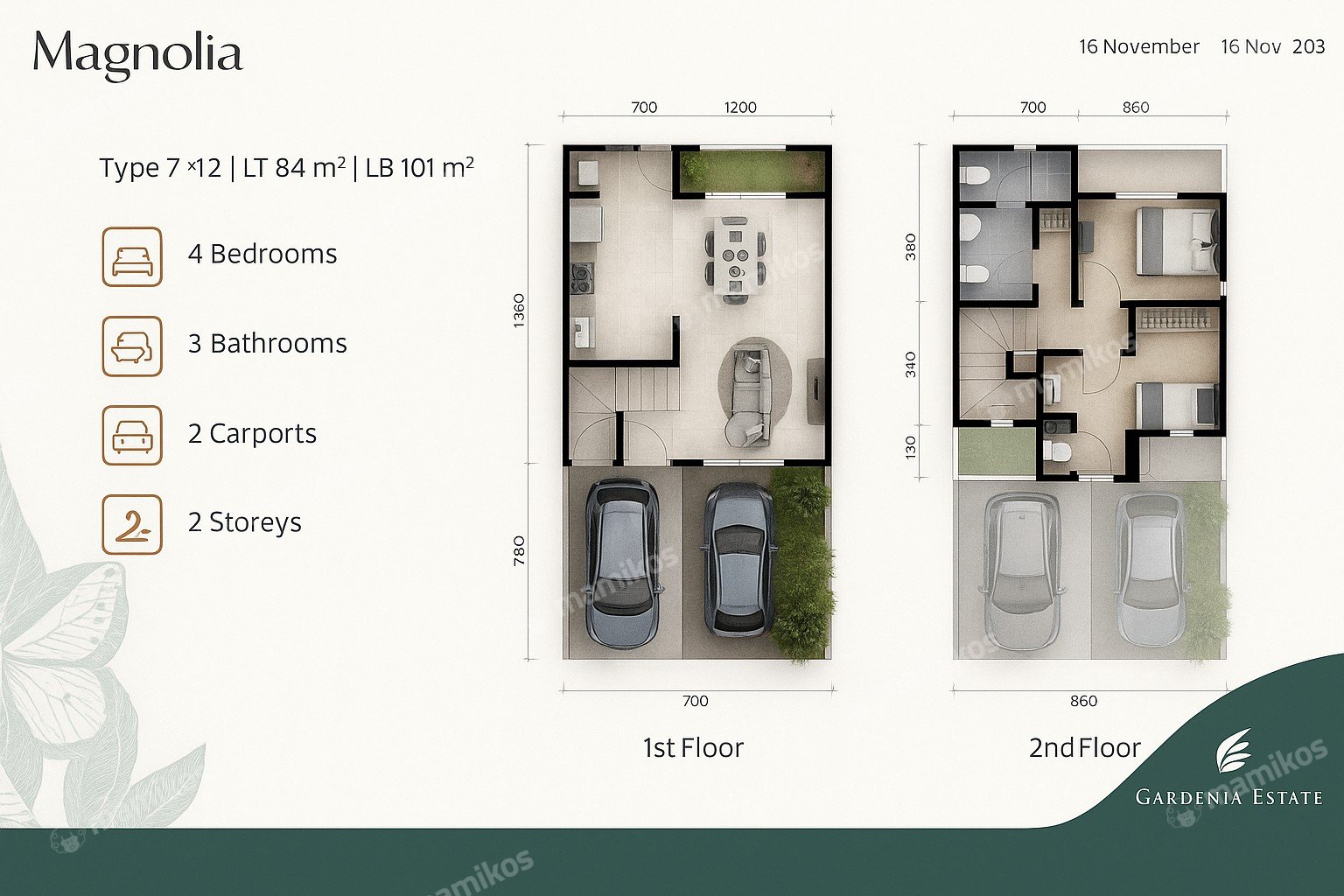 Rumah Sertifikat PPJB 4 Kamar Tidur 3 Kamar Mandi Bintaro Jakarta Selatan - Photo 2