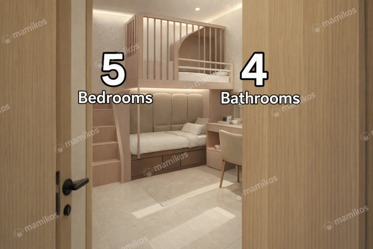 Rumah Sertifikat SHM 5 Kamar Tidur 4 Kamar Mandi Kebon Jeruk Jakarta Barat - Photo 2