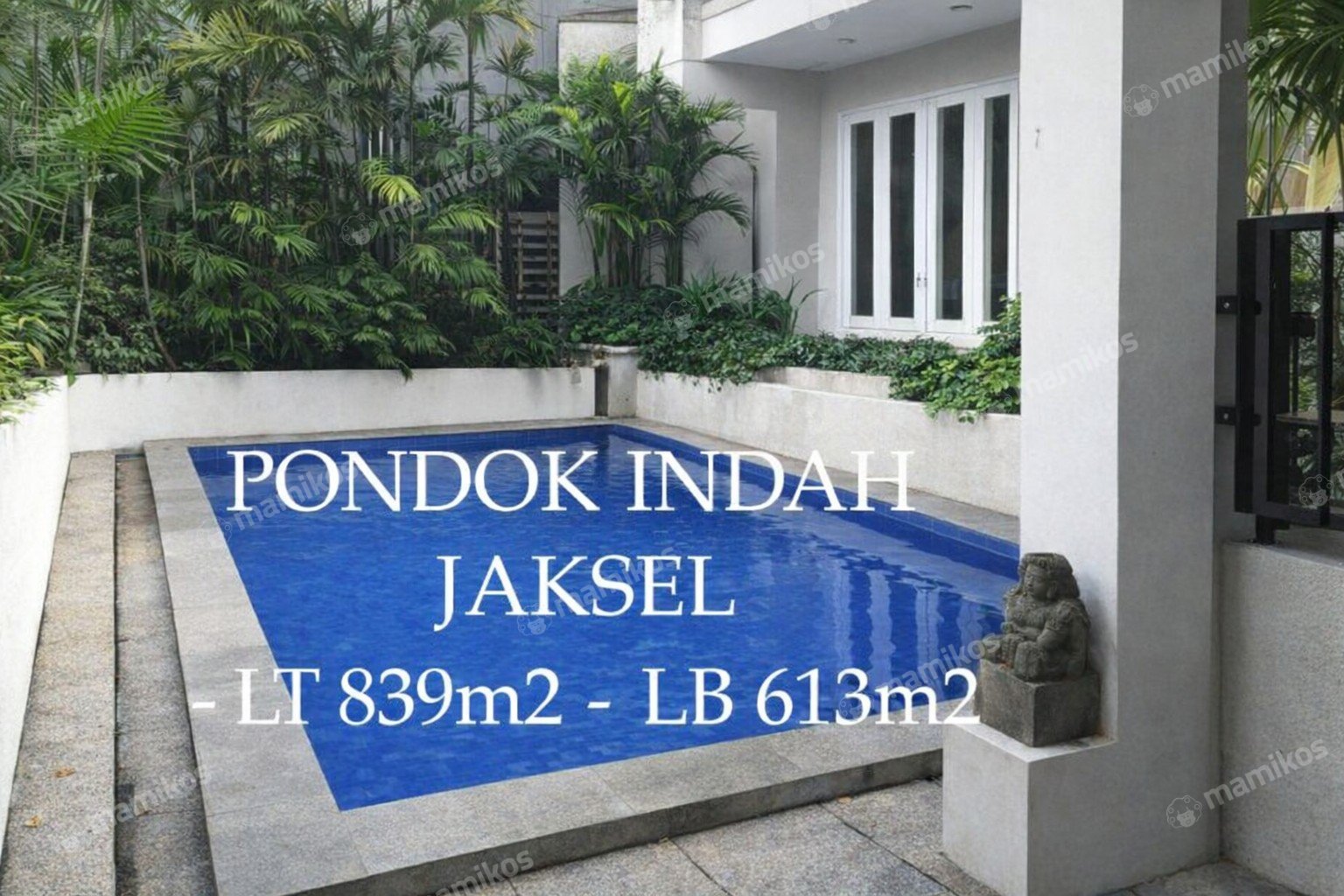 Rumah Sertifikat SHM 5 Kamar Tidur 3 Kamar Mandi Pondok Indah Jakarta Selatan