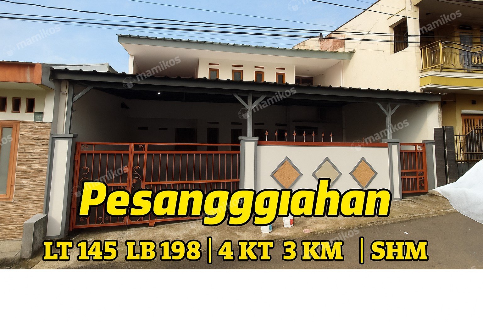 Rumah Sertifikat SHM 4 Kamar Tidur 3 Kamar Mandi Ulujami Jakarta Selatan