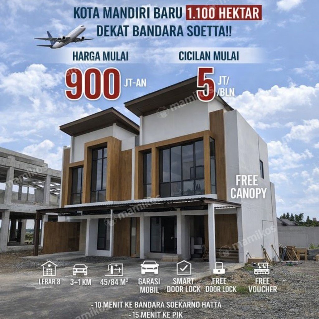 Rumah Sertifikat SHM 3 Kamar Tidur 2 Kamar Mandi Daan Mogot Jakarta Barat - Photo 2