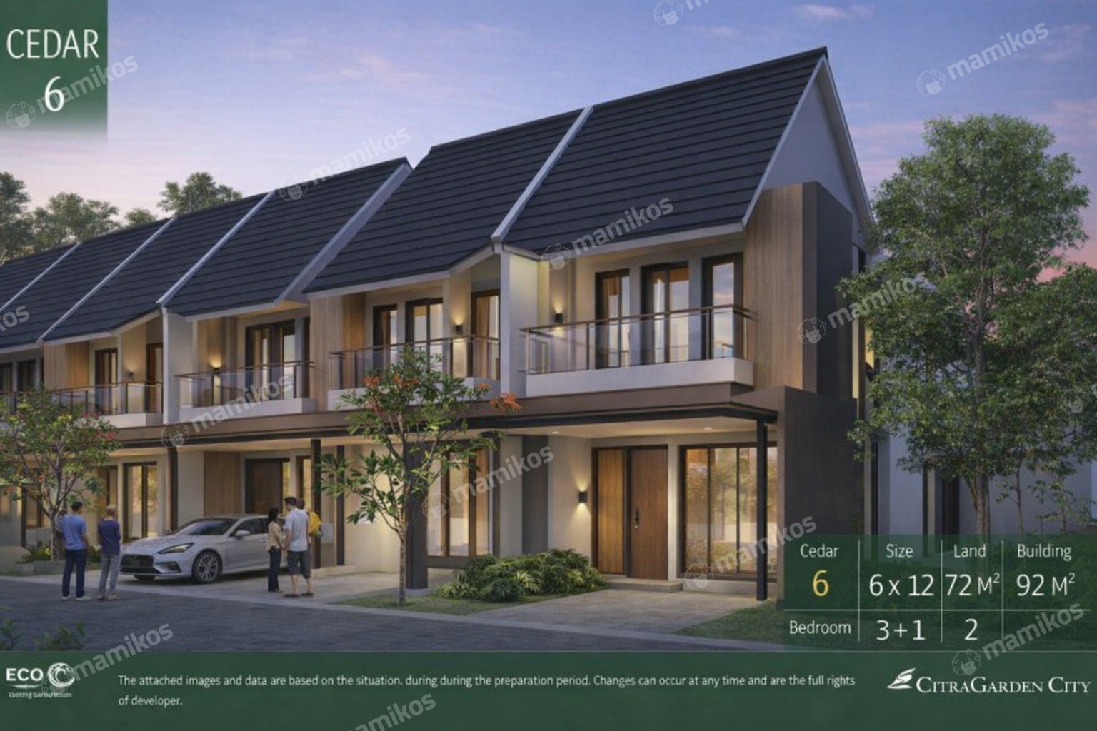 Rumah Sertifikat PPJB 3 Kamar Tidur 2 Kamar Mandi Citra Garden Jakarta Barat