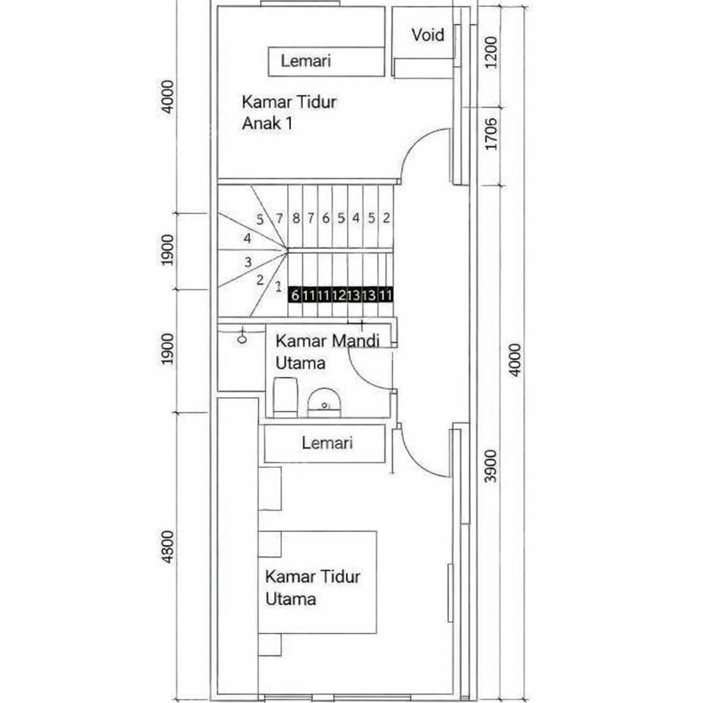 Rumah Sertifikat SHM 4 Kamar Tidur 4 Kamar Mandi Duri Kepa Jakarta Barat - Photo 3