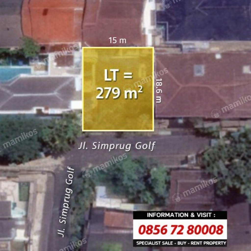 Rumah Sertifikat SHM 6 Kamar Tidur 5 Kamar Mandi Simprug Jakarta Selatan - Photo 2