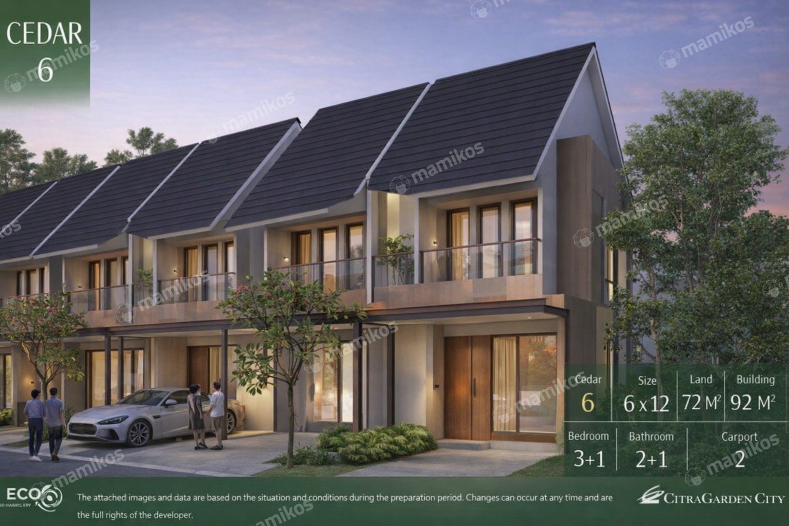 Rumah Sertifikat PPJB 3 Kamar Tidur 2 Kamar Mandi Citra Garden Jakarta Barat