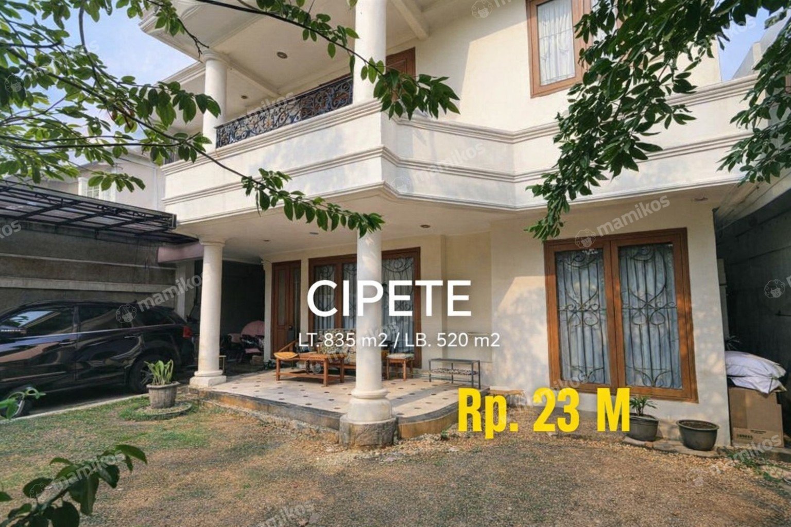 Rumah Sertifikat SHM 6 Kamar Tidur 4 Kamar Mandi Cipete Jakarta Selatan