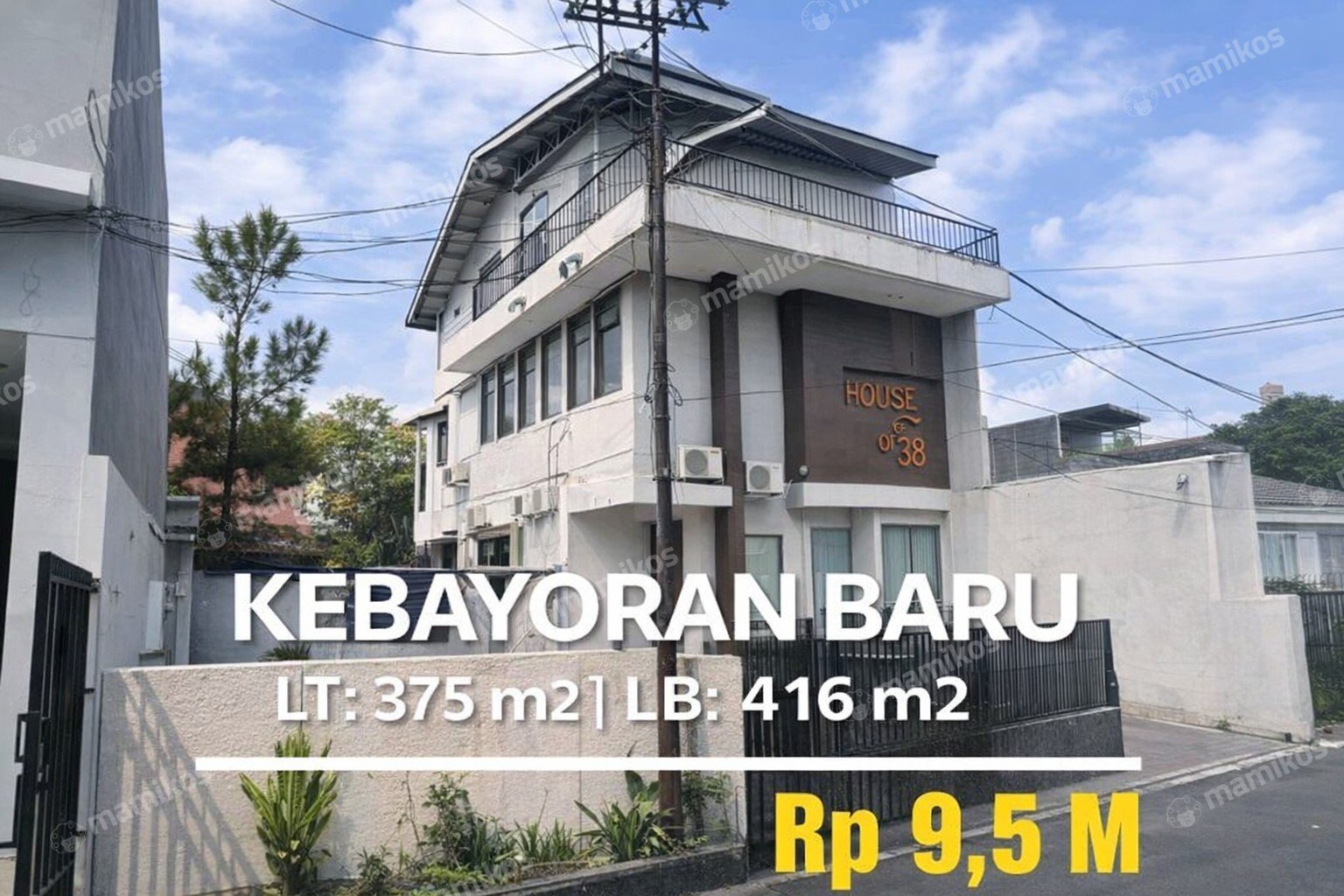 Rumah Sertifikat SHM 4 Kamar Tidur 5 Kamar Mandi Cipete Jakarta Selatan