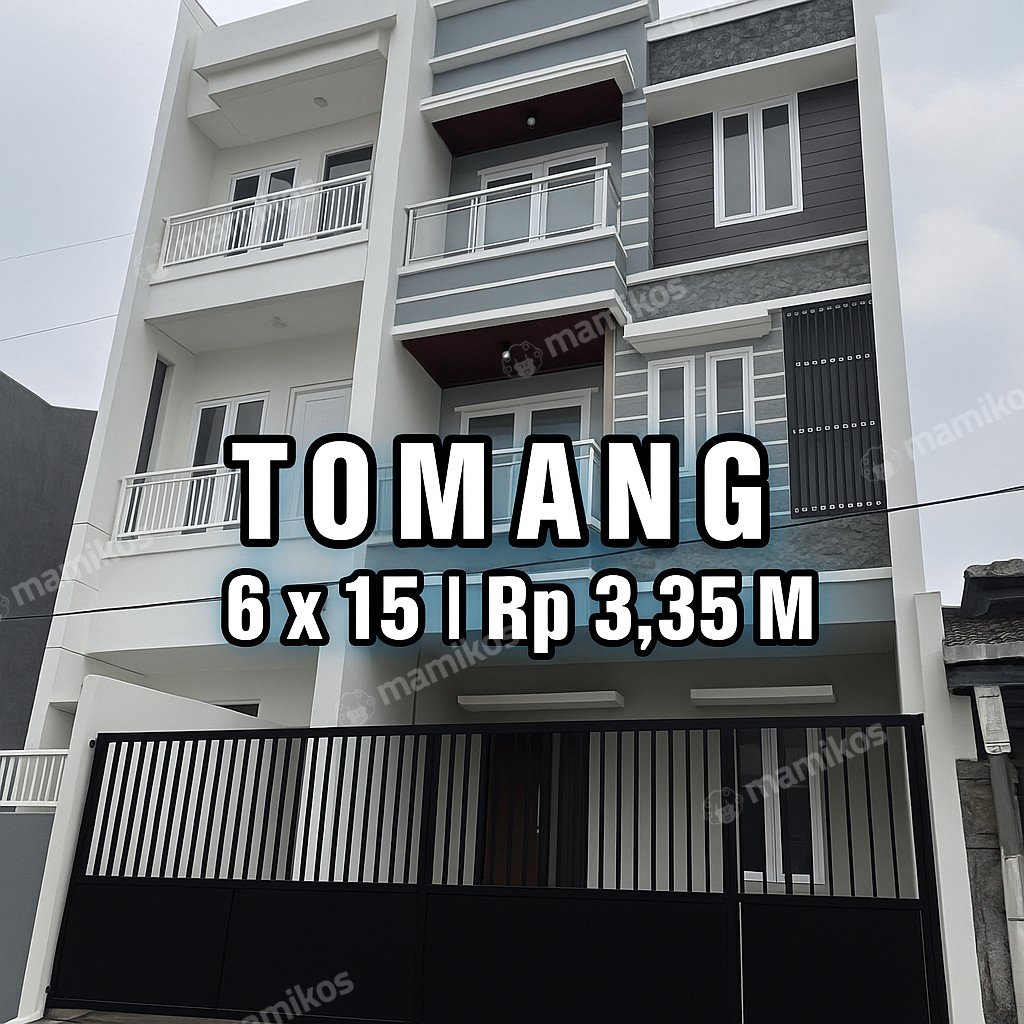 Rumah Sertifikat SHM 4 Kamar Tidur 5 Kamar Mandi Tomang Jakarta Barat