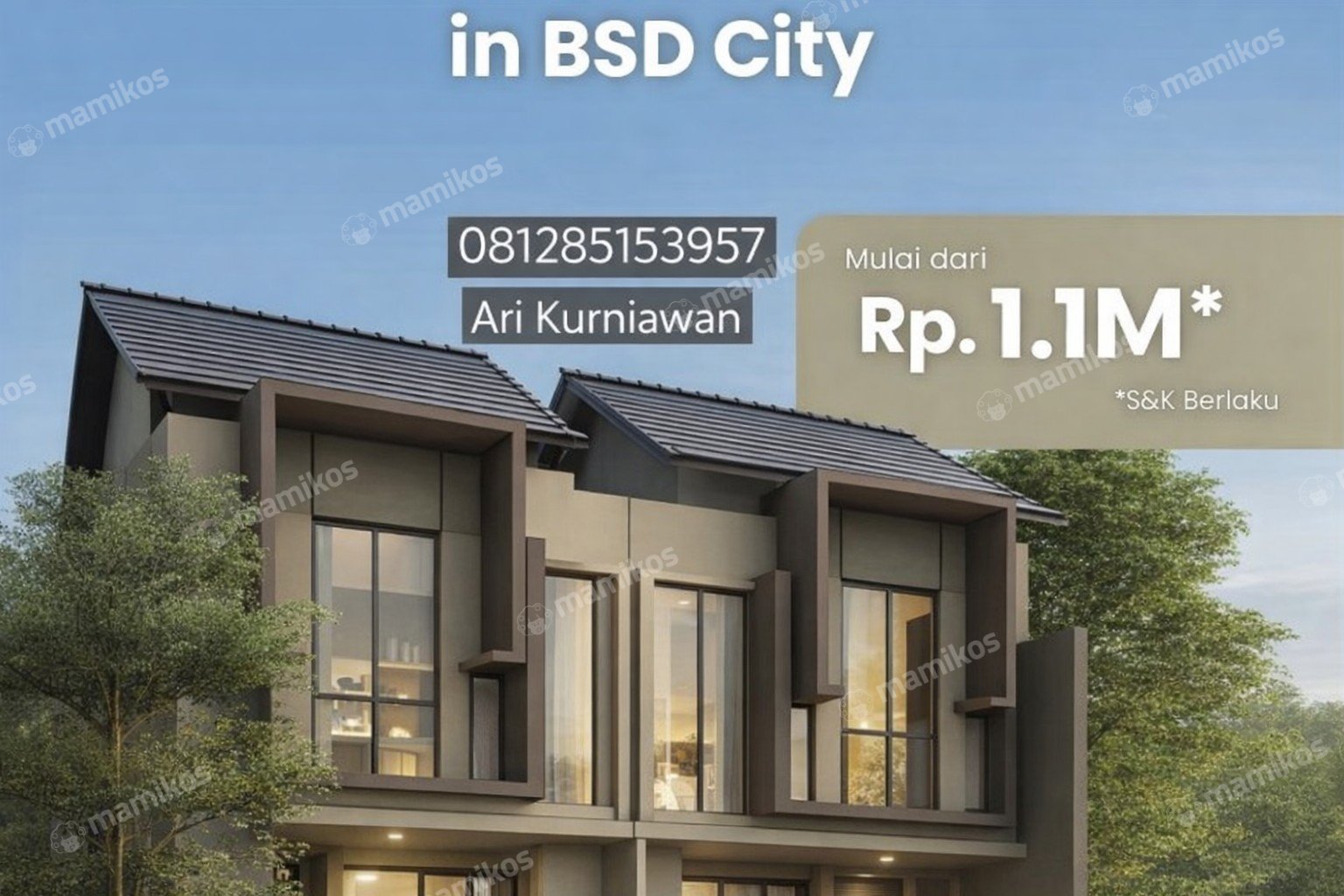 Rumah Sertifikat SHM 3 Kamar Tidur 2 Kamar Mandi Kembangan Jakarta Barat