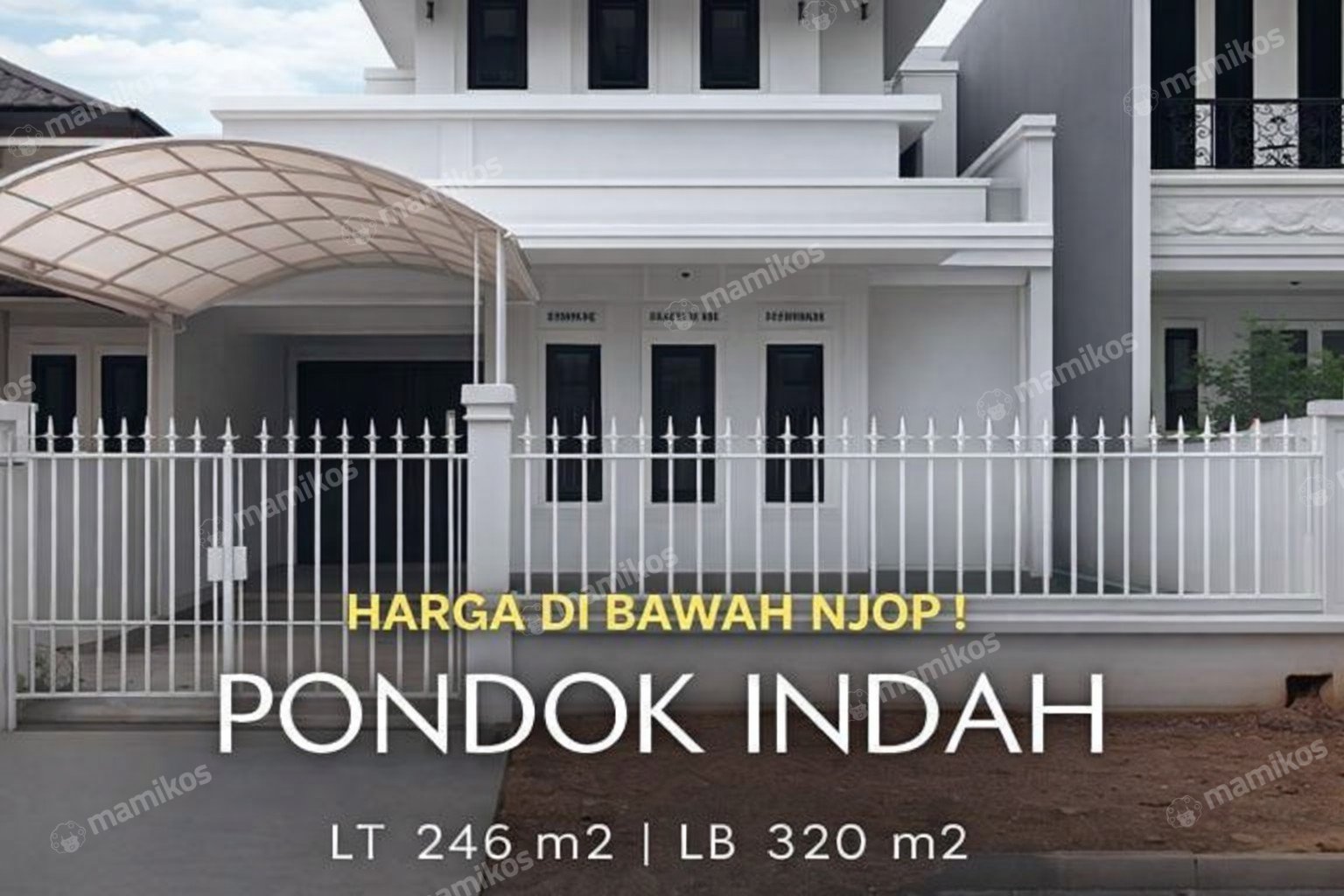 Rumah 4 Kamar Tidur 4 Kamar Mandi 2 Lantai Pondok Indah Jakarta Selatan